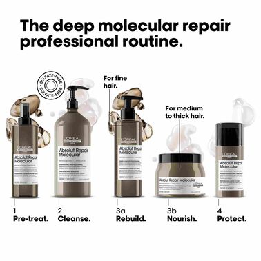 L'Oréal Professionnel Absolut Repair Molecular Deep Repairing  Cream Mask 500ml - L'Oréal Professionnel | L'Oréal Partner Shop