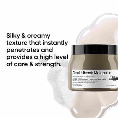 L'Oréal Professionnel Absolut Repair Molecular Deep Repairing  Cream Mask 500ml - L'Oréal Professionnel | L'Oréal Partner Shop