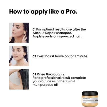 L'Oréal Professionnel Damage Repair Hair Kit with Absolut Repair 3-Step Regime - Festive Scheme | L'Oréal Partner Shop