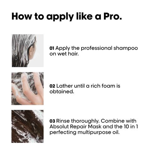 L'Or&eacute;al Professionnel Absolut Repair Shampoo 300ml - L'Or&eacute;al Professionnel Haircare | L'Or&eacute;al Partner Shop
