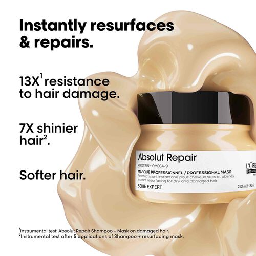 L'Or&eacute;al Professionnel Absolut Repair Mask 250ml - L'Or&eacute;al Professionnel Haircare | L'Or&eacute;al Partner Shop