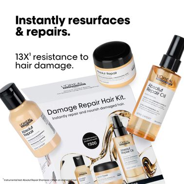 L'Oréal Professionnel Damage Repair Hair Kit with Absolut Repair 3-Step Regime - Festive Scheme | L'Oréal Partner Shop