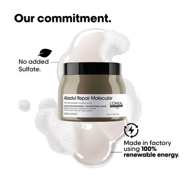L'Oréal Professionnel Absolut Repair Molecular Deep Repairing  Cream Mask 500ml - L'Oréal Professionnel | L'Oréal Partner Shop
