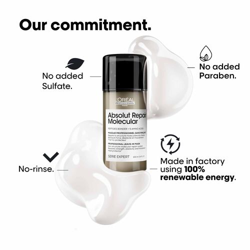 L'Or&eacute;al Professionnel Absolut Repair Molecular Leave-in Cream 100ml - Festive Scheme | L'Or&eacute;al Partner Shop