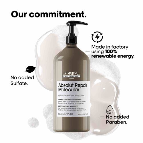 L'Or&eacute;al Professionnel Absolut Repair Molecular Sulfate-Free Shampoo 1500ml - Festive Scheme | L'Or&eacute;al Partner Shop