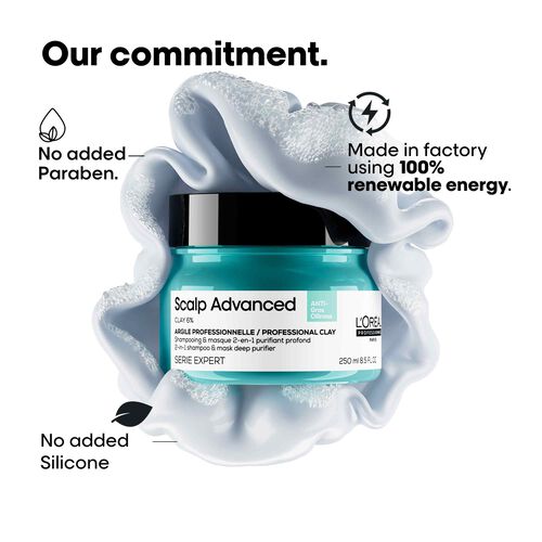 L'Oreal Professionnel Anti-Oiliness 2-in-1 Deep Purifier Clay 250ml - L'Or&eacute;al Professionnel Haircare | L'Or&eacute;al Partner Shop