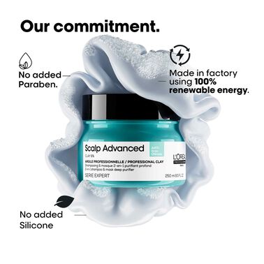L'Oreal Professionnel Anti-Oiliness 2-in-1 Deep Purifier Clay 250ml - L'Oréal Professionnel Haircare L'Oreal Professionnel Anti-Oiliness 2-in-1 Deep Purifier Clay 250ml - L'Oréal Professionnel Haircare | L'Oréal Partner Shop
