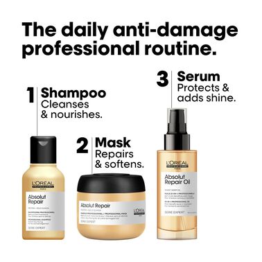 L'Oréal Professionnel Damage Repair Hair Kit with Absolut Repair 3-Step Regime - Festive Scheme | L'Oréal Partner Shop