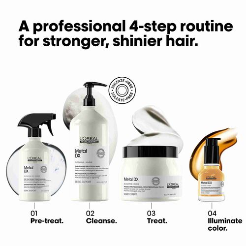 L'Oreal Professionnel Metal DX  Shampoo 1500ml - Festive Scheme | L'Or&eacute;al Partner Shop