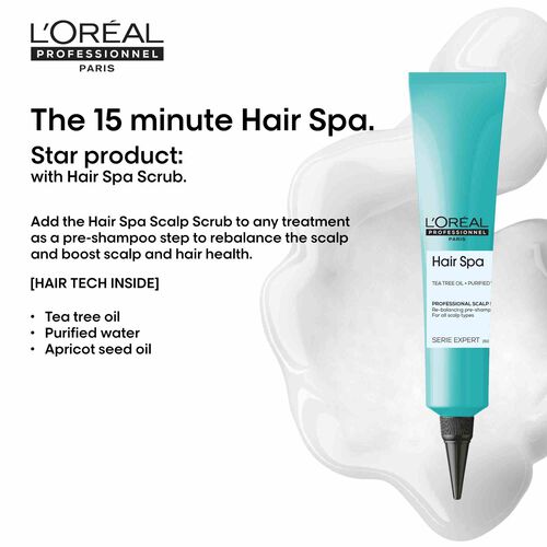 L'Oreal Professionnel Hair Spa Scalp Re-Balancing Scrub 150ml - Festive Scheme | L'Or&eacute;al Partner Shop
