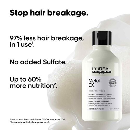 L'Oreal Professionnel Metal DX Shampoo 300ml - L'Or&eacute;al Professionnel Haircare | L'Or&eacute;al Partner Shop