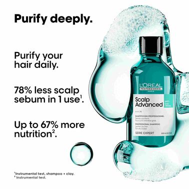 L'Oreal Professionnel Anti-Oiliness Shampoo 300ml - Scalp Advanced | L'Oréal Partner Shop