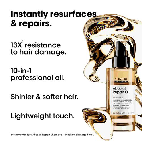 L'Or&eacute;al Professionnel Absolut Repair 10-in-1 Leave-in Serum 90ml - L'Or&eacute;al Professionnel Haircare | L'Or&eacute;al Partner Shop