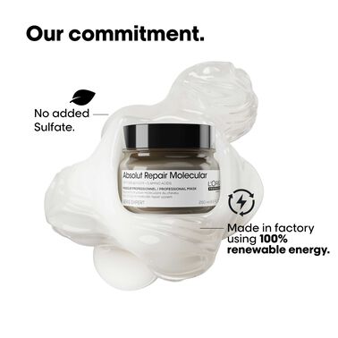 L'Oréal Professionnel Absolut Repair Molecular Deep Repairing  Cream Mask 250ml - L'Oréal Professionnel | L'Oréal Partner Shop