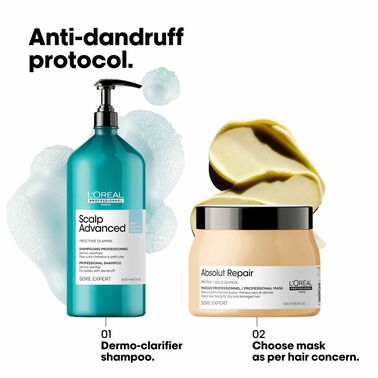 L'Oréal Professionnel Anti-Dandruff Shampoo 1500ml - Scalp Advanced | L'Oréal Partner Shop
