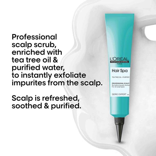 L'Oreal Professionnel Hair Spa Scalp Re-Balancing Scrub 150ml - Festive Scheme | L'Or&eacute;al Partner Shop