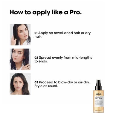 L'Oréal Professionnel Damage Repair Hair Kit with Absolut Repair 3-Step Regime - Festive Scheme | L'Oréal Partner Shop