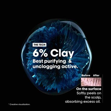 L'Oreal Professionnel Anti-Oiliness 2-in-1 Deep Purifier Clay 500ml - Scalp Advanced | L'Oréal Partner Shop