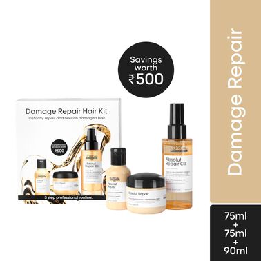 L'Oréal Professionnel Damage Repair Hair Kit with Absolut Repair 3-Step Regime - Festive Scheme | L'Oréal Partner Shop