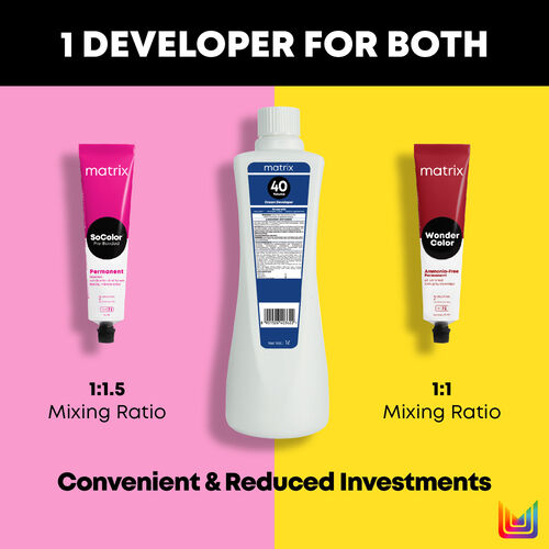 Cream Developer 40 Volume - Matrix Coloration | L'Or&eacute;al Partner Shop