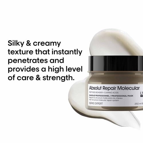 L'Or&eacute;al Professionnel Absolut Repair Molecular Deep Repairing  Cream Mask 250ml - Festive Scheme | L'Or&eacute;al Partner Shop