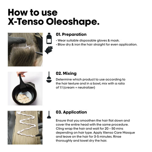 X-Tenso Oleoshape - Resistant Hair 125ml combo (cream + neutralizer) -  | L'Or&eacute;al Partner Shop