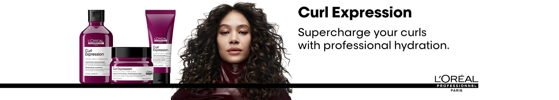 Homepage Slider LP Curl Expression | L'Oréal Partner Shop